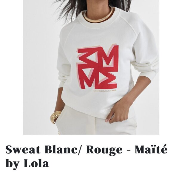 Lola Casademunt by Maite Tops - Lola Casademunt by Maite Lola crewneck sweatshirt